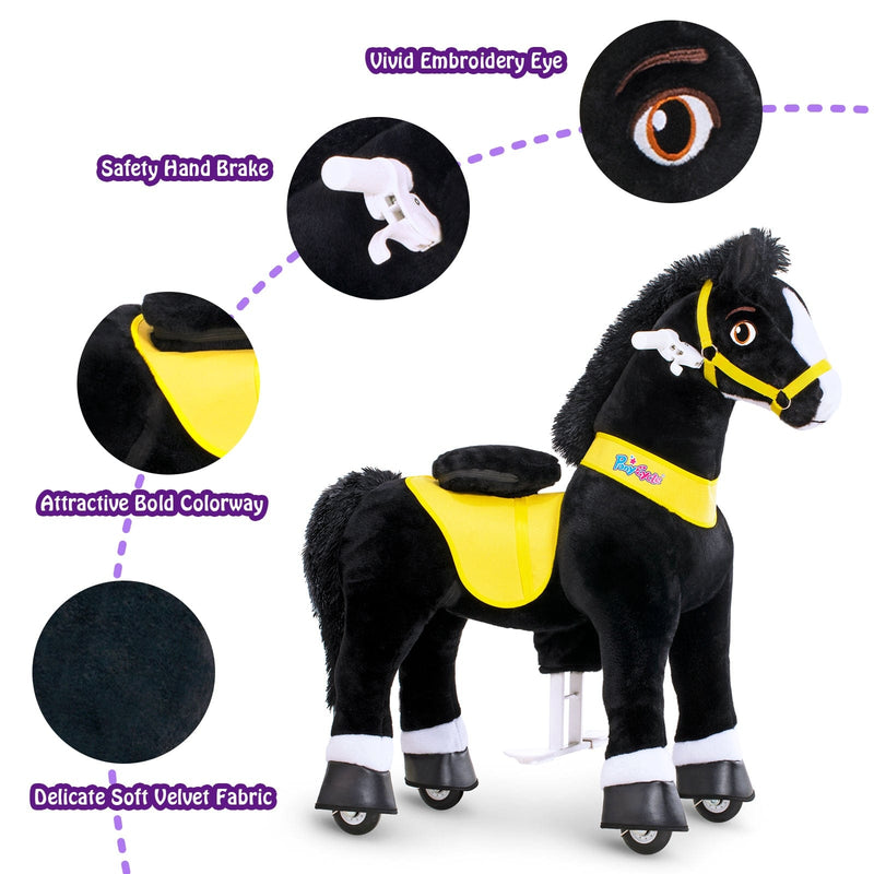 Black-Size 4 for Age 4-7