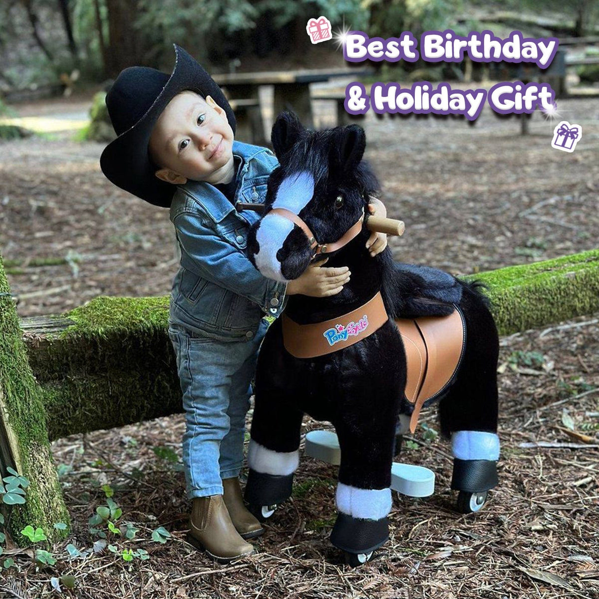 PonyCycle, Inc. Model U Horse Age 4-7 Black
