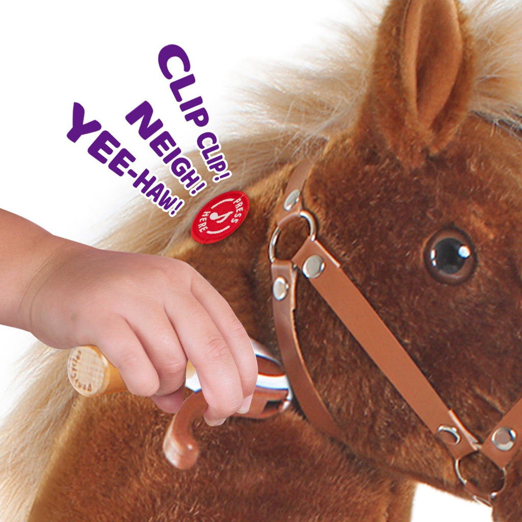 PonyCycle, Inc. Model U Ride-On Pony Age 3-4 Brown