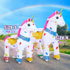 rainbow unicorn toy - size