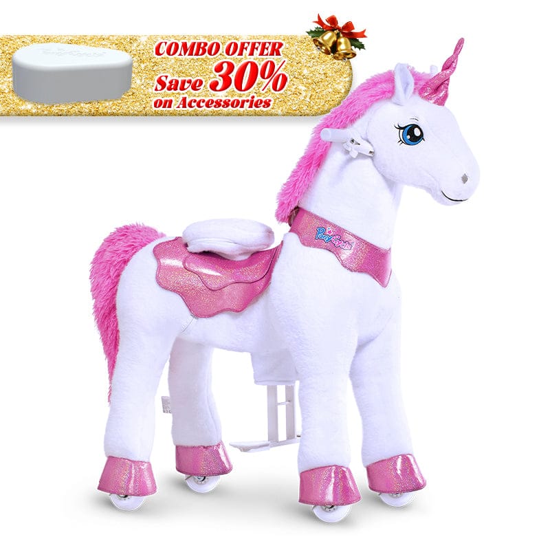 PonyCycle, Inc. Pink / Size 3 for Age 3-4 / Pedal Pad Save 30% on Accessories - Model E Ride on Pony With Accessory PonyCycle®