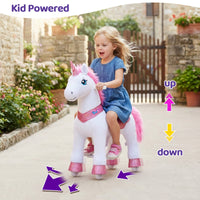 PonyCycle, Inc. Model E® Ride-on Unicorn Toy Age 3-4
