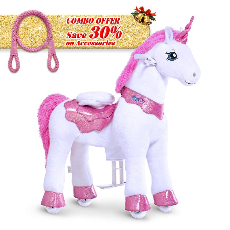 PonyCycle, Inc. Pink / Size 3 for Age 3-4 / Pink Rein Save 30% on Accessories - Model E Ride on Pony With Accessory PonyCycle®