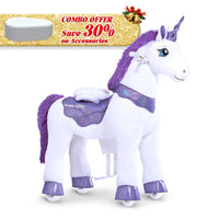 PonyCycle, Inc. Purple / Size 3 for Age 3-4 / Pedal Pad Save 30% on Accessories - Model E Ride on Pony With Accessory PonyCycle®