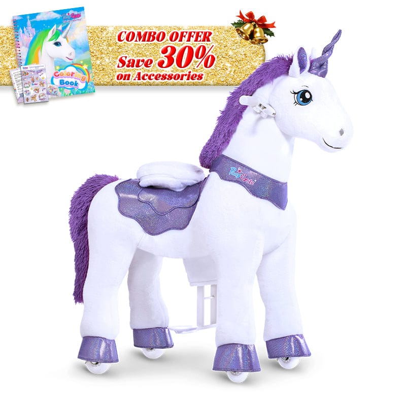 PonyCycle, Inc. Purple / Size 3 for Age 3-4 / Coloring Book Save 30% on Accessories - Model E® Ride on Pony With Accessory PonyCycle®