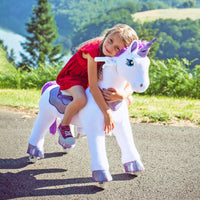 PonyCycle, Inc. Model E Unicorn Ride-on Toy Age 3-5