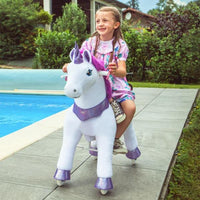 PonyCycle, Inc. Model E Unicorn Ride-on Toy Age 3-5