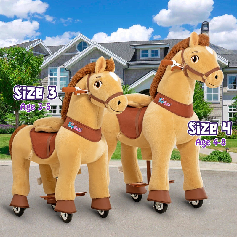 riding horse toy - size
