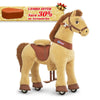 PonyCycle, Inc. Light Brown / Size 3 for Age 3-4 / Pedal Pad Save 30% on Accessories - Model E Ride on Pony With Accessory PonyCycle®