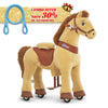 PonyCycle, Inc. Light Brown / Size 3 for Age 3-4 / Blue Rein Save 30% on Accessories - Model E Ride on Pony With Accessory PonyCycle®