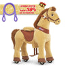 PonyCycle, Inc. Light Brown / Size 3 for Age 3-4 / Purple Rein Save 30% on Accessories - Model E Ride on Pony With Accessory PonyCycle®
