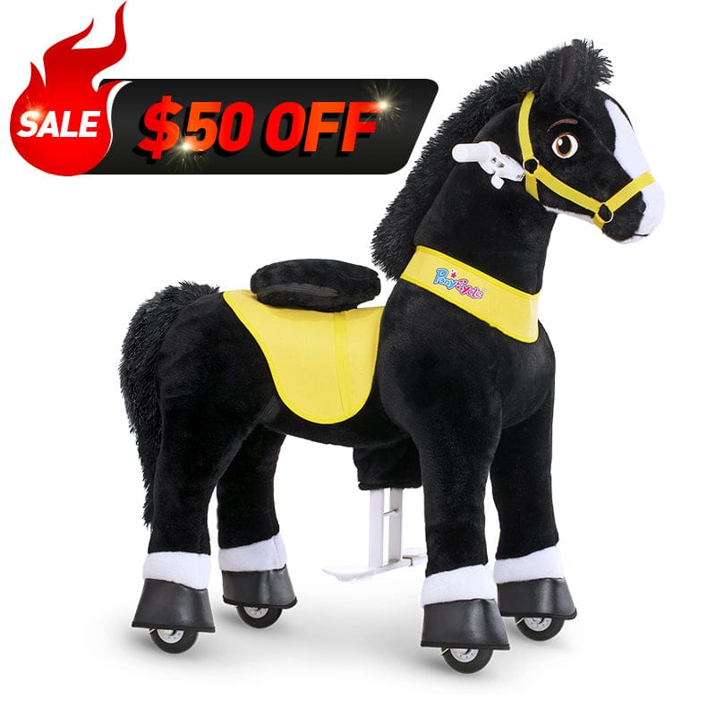 PonyCycle, Inc. Black / Size 3 for Age 3-4 Model E® Riding Pony Toy
