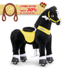 PonyCycle, Inc. Black / Size 3 for Age 3-4 / Brown Rein Save 30% on Accessories - Model E Ride on Pony With Accessory PonyCycle®