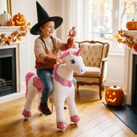 PonyCycle, Inc. Model E® Unicorn Ride-On Toy Age 4–7 – Pink