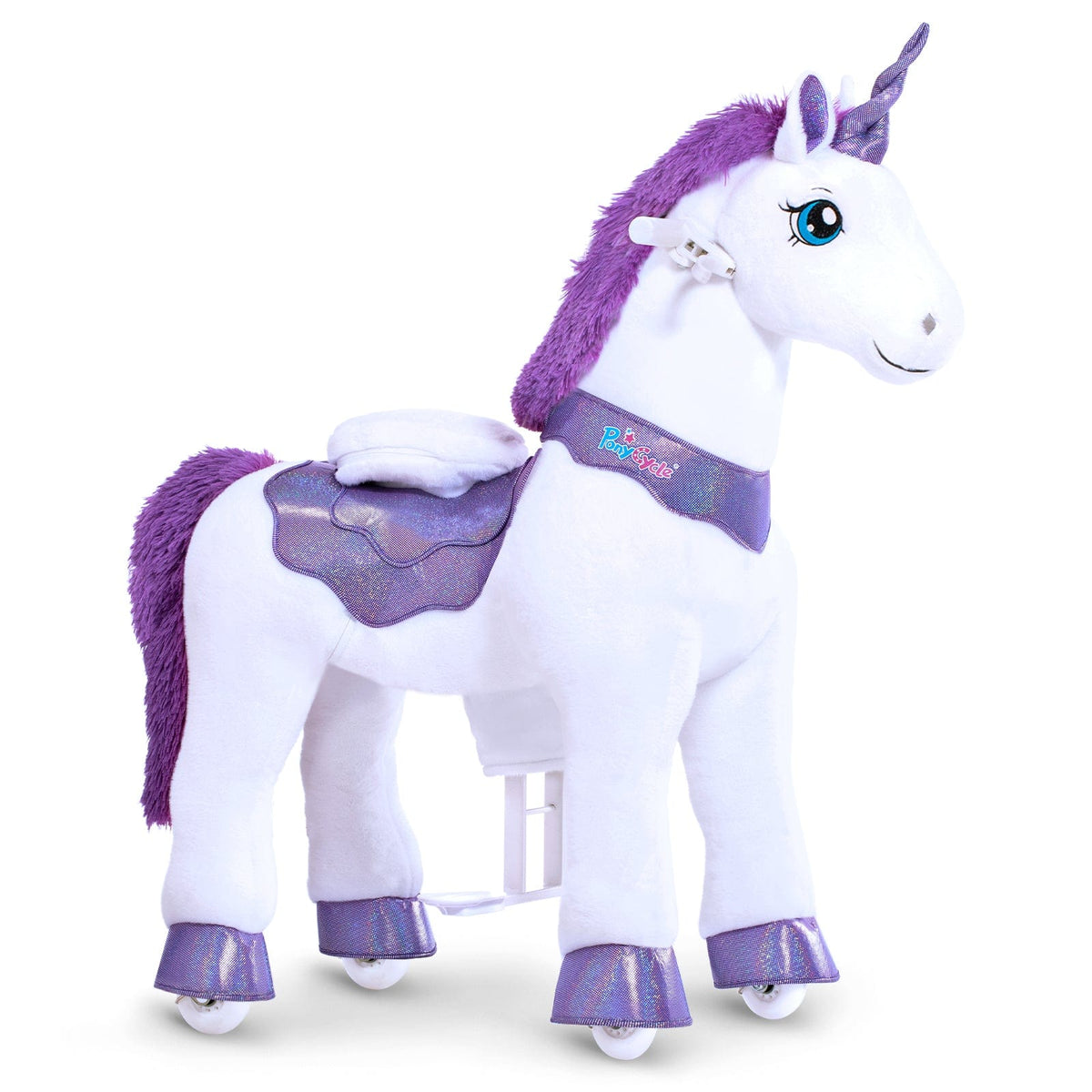 PonyCycle, Inc. Purple Ride on Unicorn Toy Age 4-7 Model E®