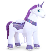 PonyCycle, Inc. Purple Ride on Unicorn Toy Age 4-7 Model E®