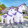 purple unicorn toy - size
