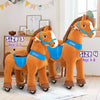 PonyCycle, Inc. Ride on Brown Horse for Age 4-8 Model E