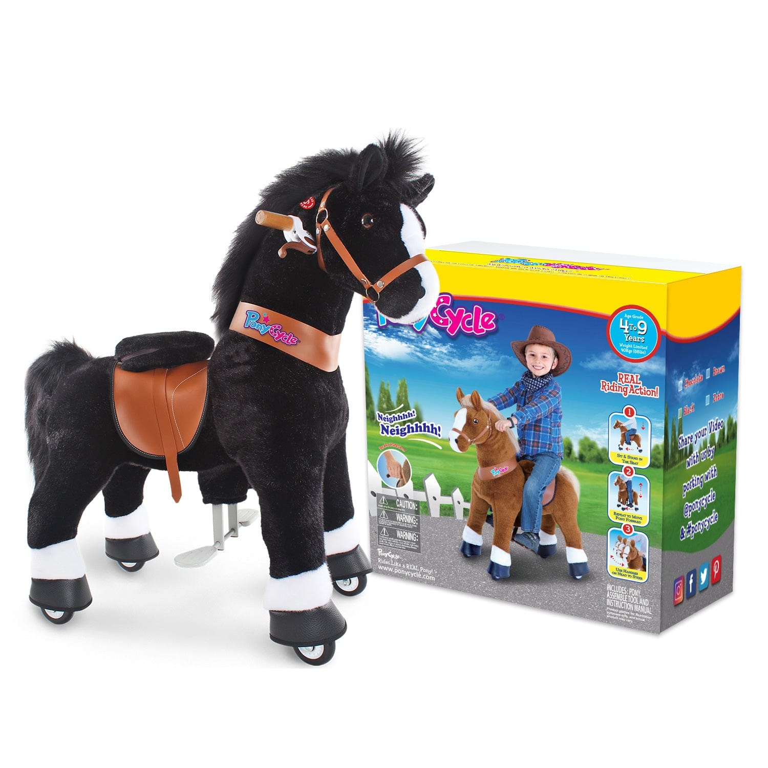PonyCycle, Inc. ride on horse Model U® Ride On Pony