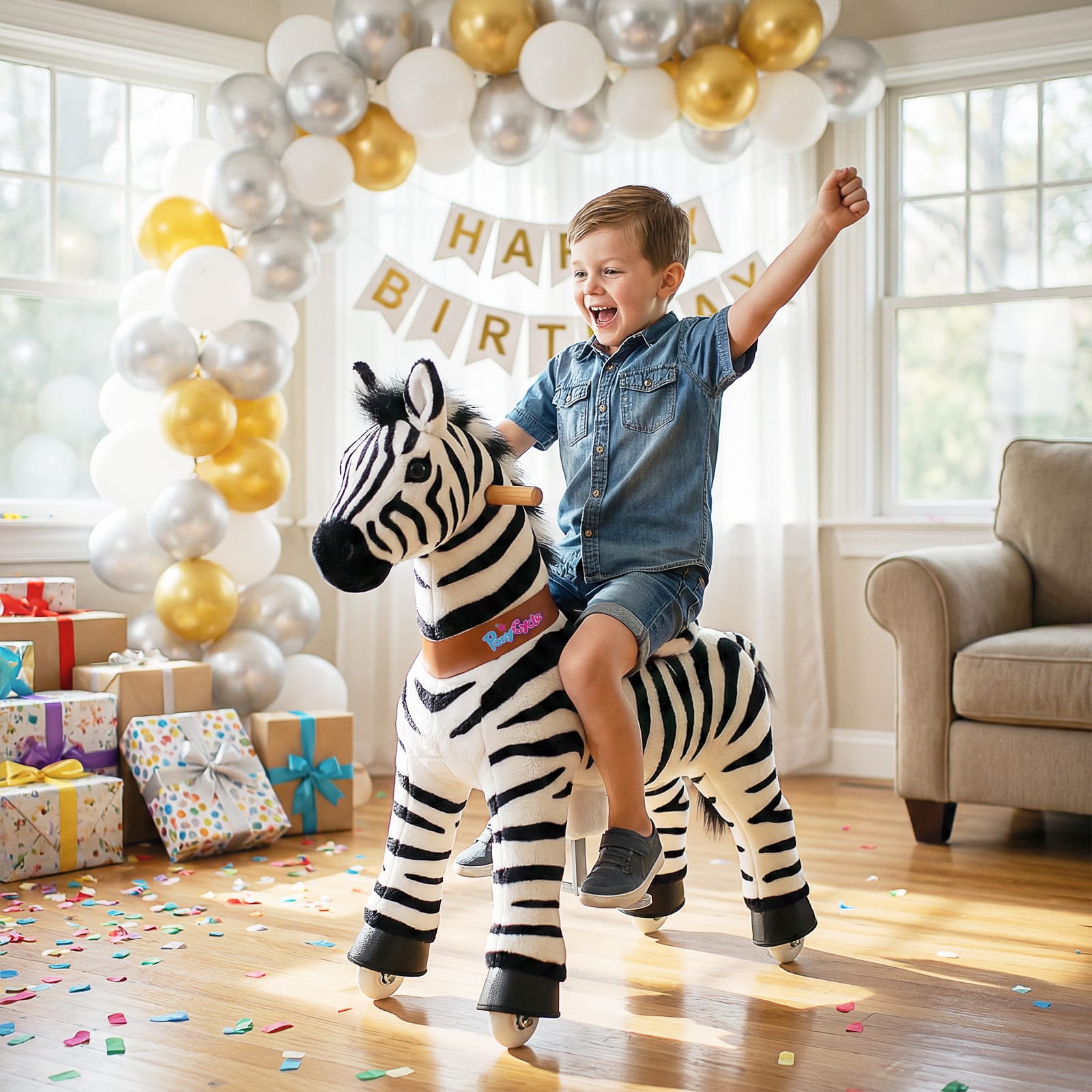 Zebra-Size 4 for Age 4-7
