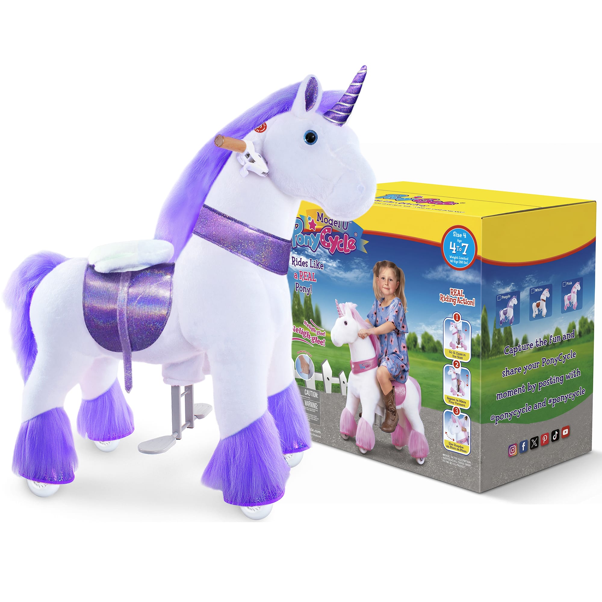 PonyCycle, Inc. ride on horse Model U® Ride On Pony