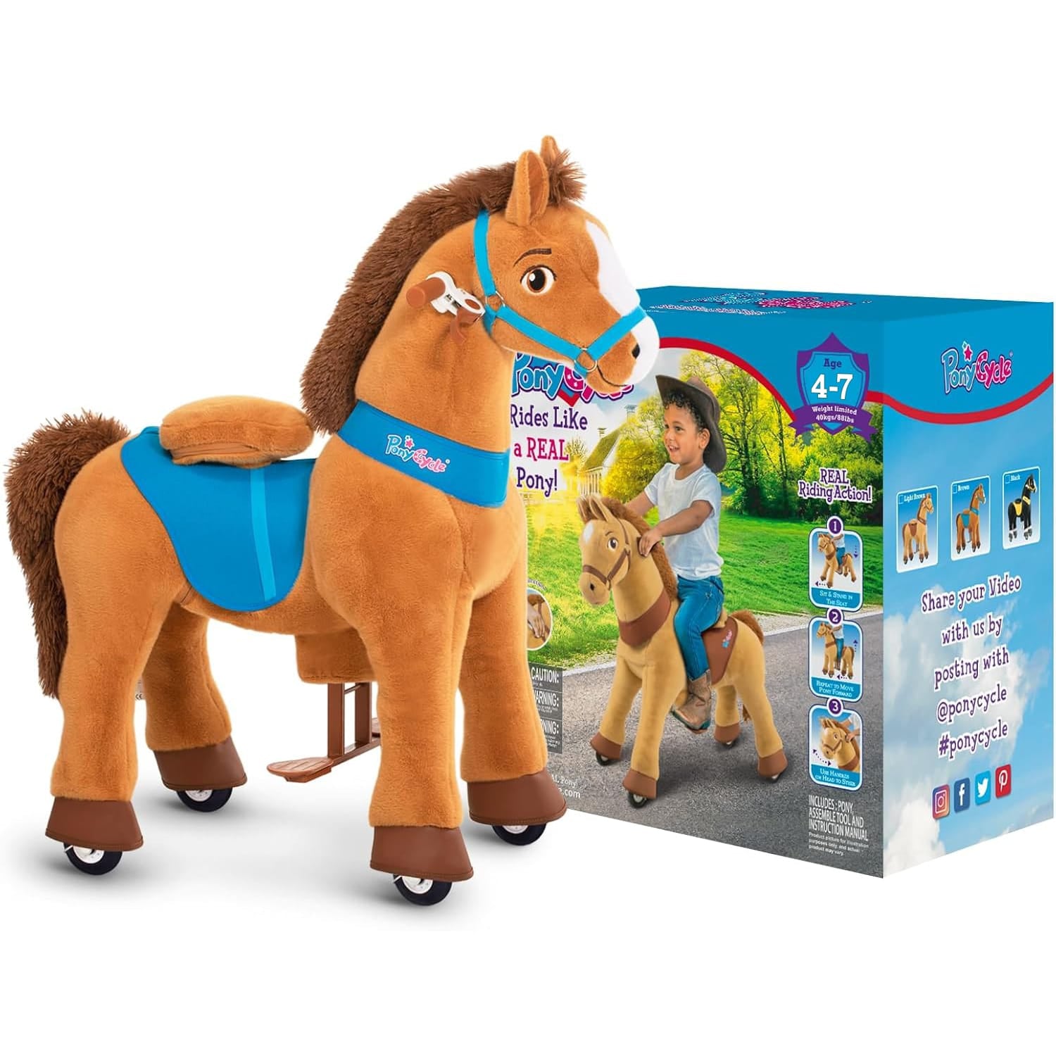 PonyCycle, Inc. ride on toy Model E® Ride on Pony