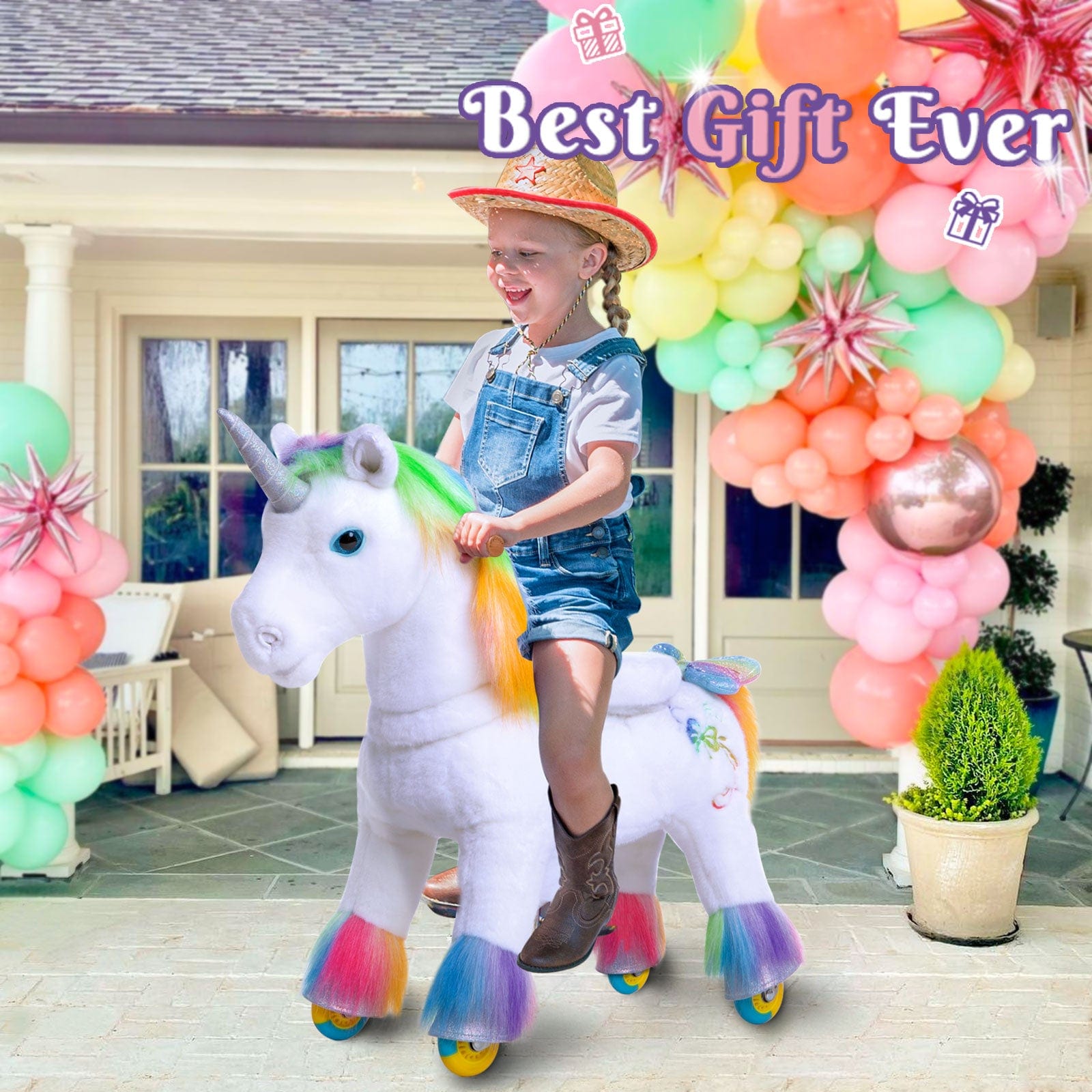 Rainbow-Size 4 for age 4-7