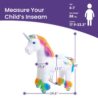 Rainbow-Size 4 for age 4-7