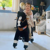 Black-Size 4 for Age 4-7