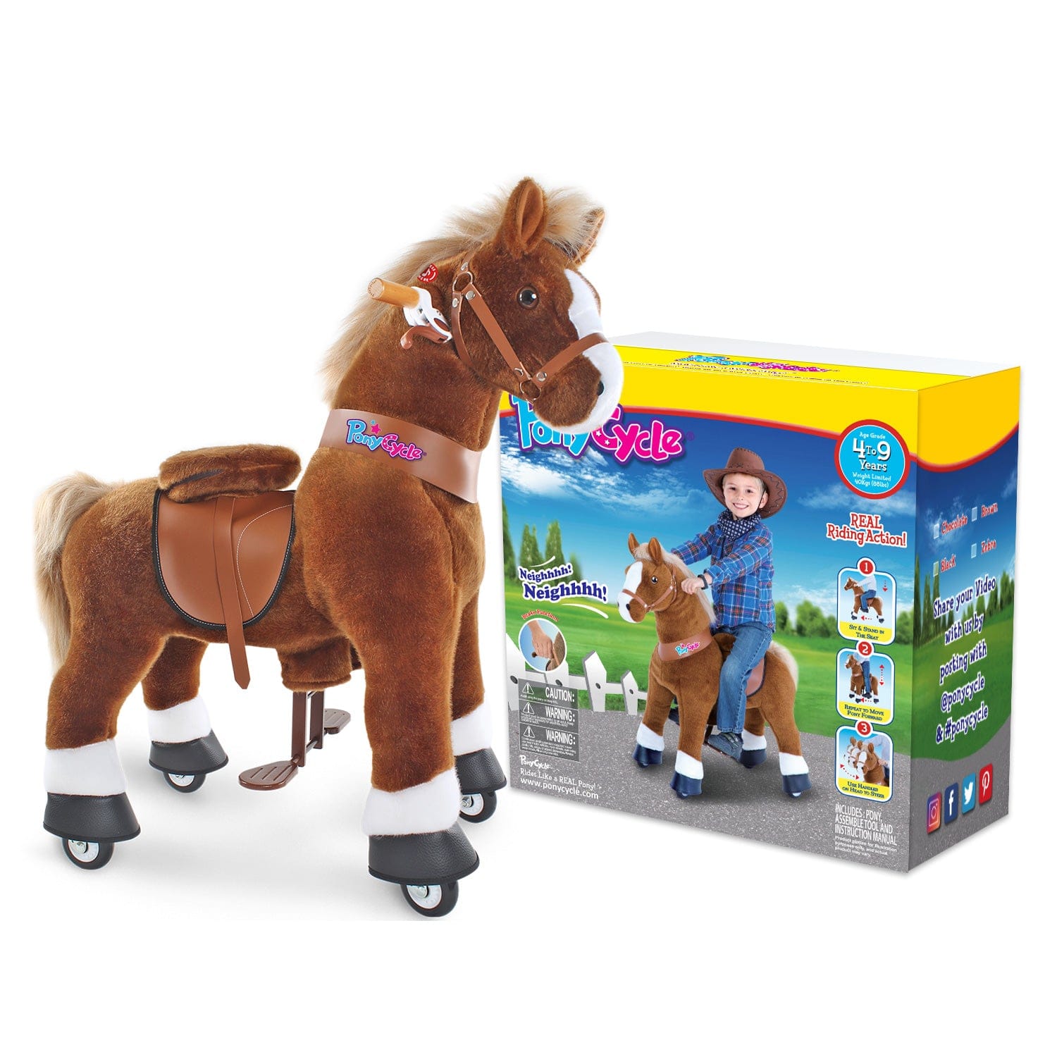 PonyCycle, Inc. ride on horse Kids Ride on Toys Model U®
