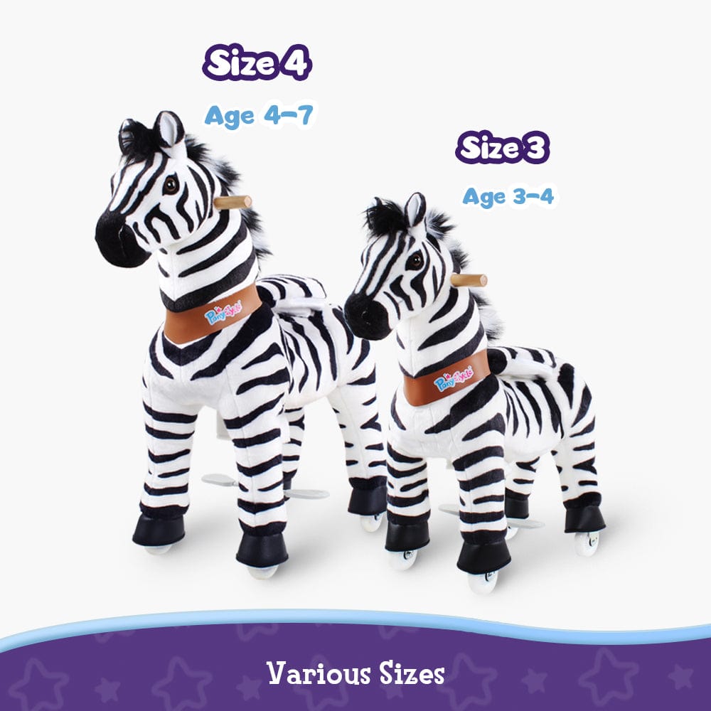 PonyCycle, Inc. Model U Zebra toy Age 3-4