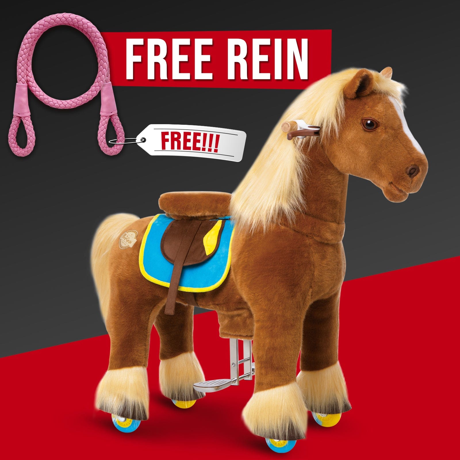 PonyCycle, Inc. Save 30% on Rein - Model X Ride on Pony with Rein