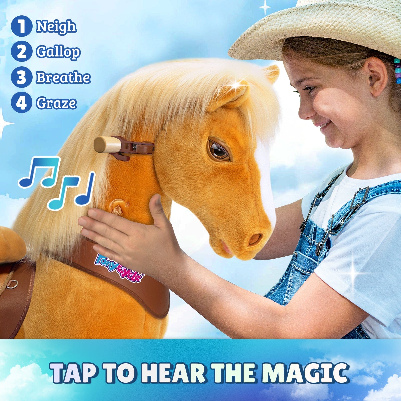 PonyCycle, Inc. ride on horse Model Y® Rideable Toys for Kids