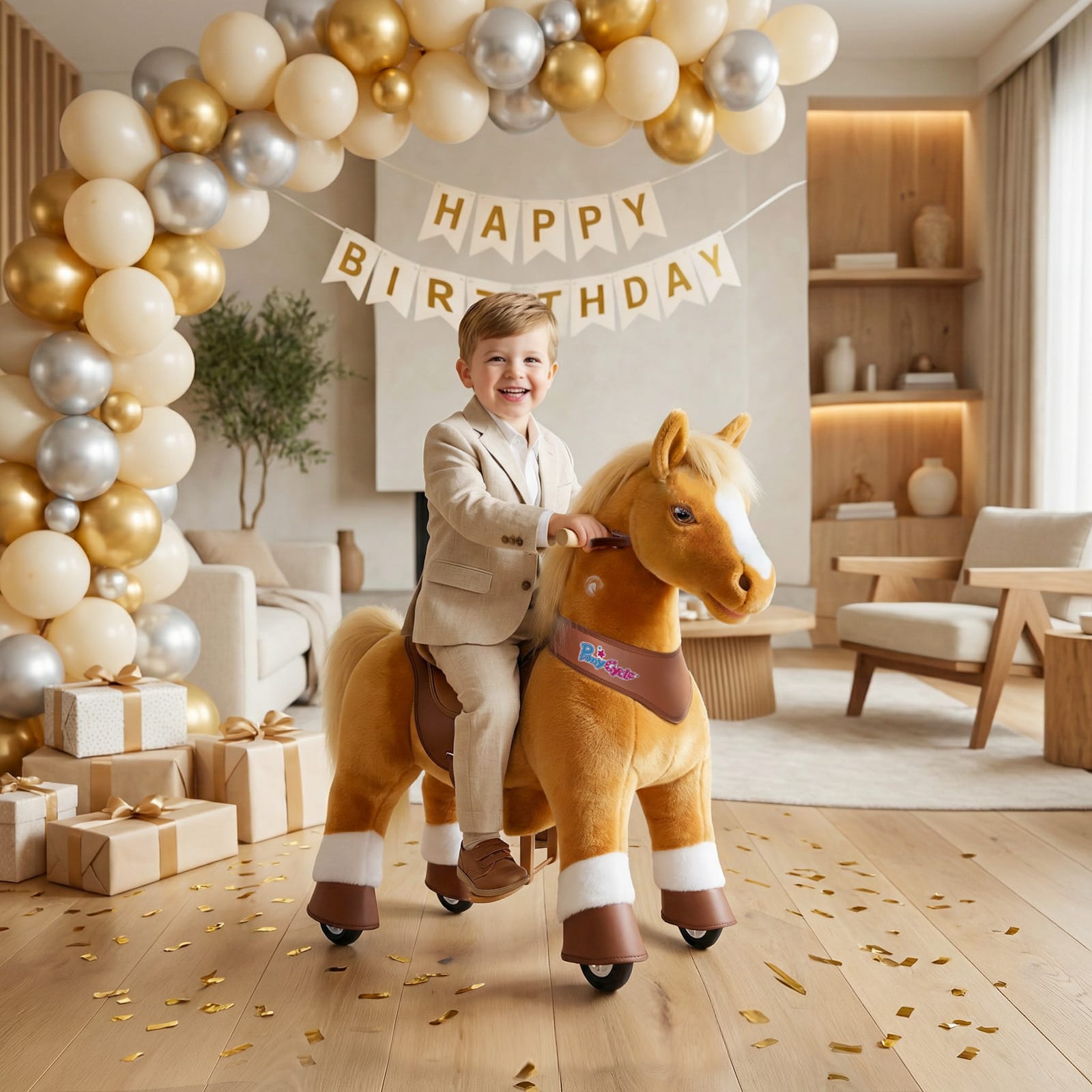 Light Brown-Size 3 for Age 3-4