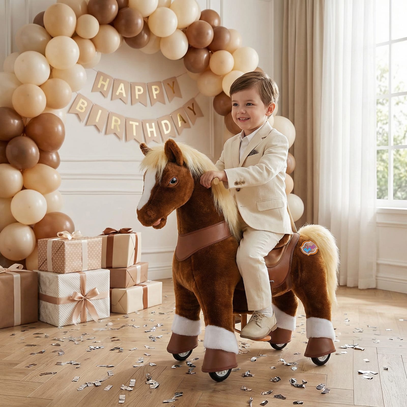 Brown-Size 3 for Age 3-4