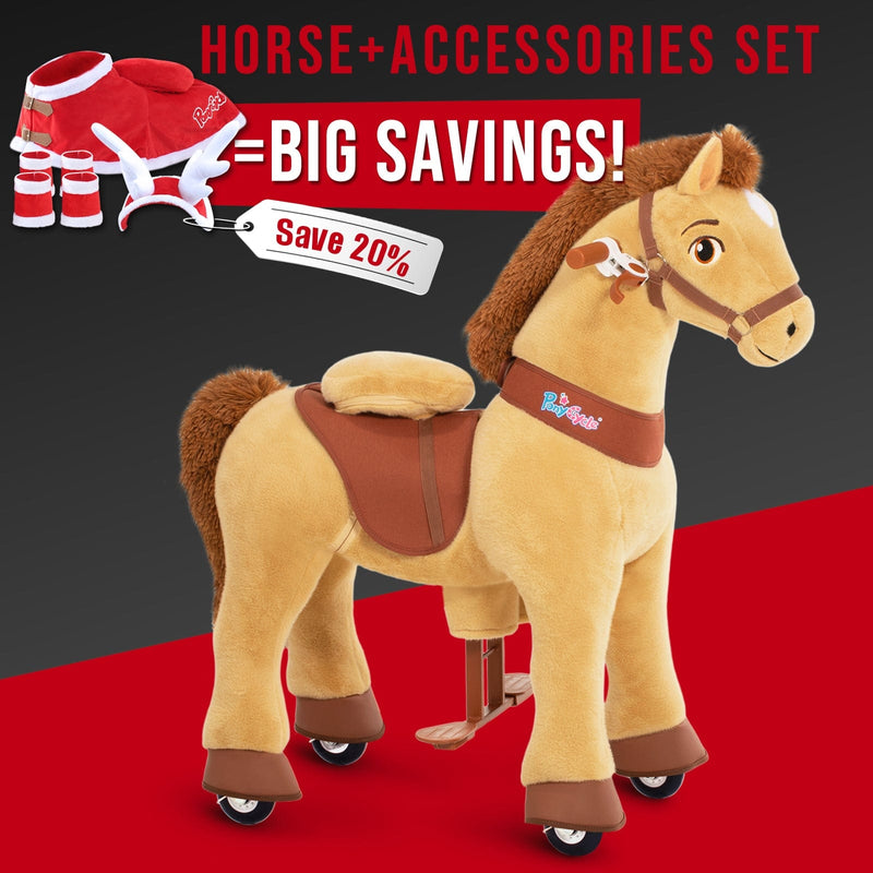 PonyCycle, Inc. ride on toy Save 30% on Christmas Costume - Model E Ride On Horse with Christmas Costume