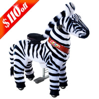 PonyCycle, Inc. Model T Size 3 Zebra for Age 3-5