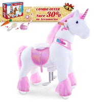 PonyCycle, Inc. Pink / Size 3 for Age 3-5 / Pink Feed & Care Set Save 30% on Accessories - PonyCycle® Model U Ride on Pony With Accessory
