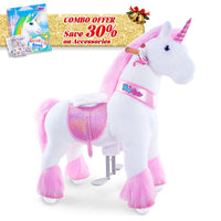 PonyCycle, Inc. Pink / Size 3 for Age 3-5 / Coloring Book Save 30% on Accessories - PonyCycle® Model U Ride on Pony With Accessory
