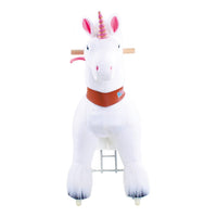 PonyCycle, Inc. Model U Unicorn Ride-On Toy Age 3-5 White