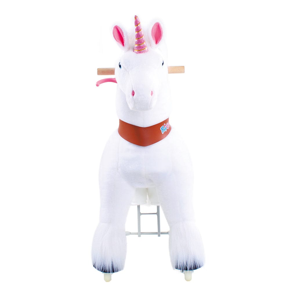 PonyCycle, Inc. Model U Unicorn Ride-On Toy Age 3-5 White
