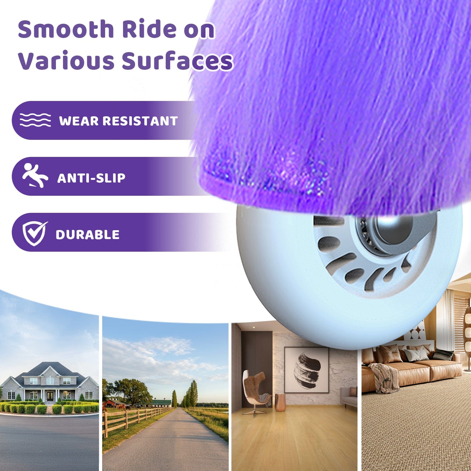 PonyCycle, Inc. Model U® Ride-On Unicorn Age 3-4 Purple with a Random Accessory