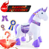 PonyCycle, Inc. Size 3 for Age 3-4 Model U® Ride-On Unicorn Purple with a Random Accessory