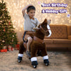 PonyCycle, Inc. Model U® Ride On Horse Toy Age 3-4 Chocolate