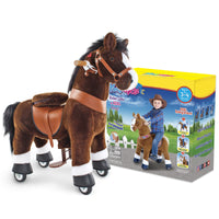 PonyCycle, Inc. Model U® Horse Ride-On Toy Age 3–4 – Chocolate