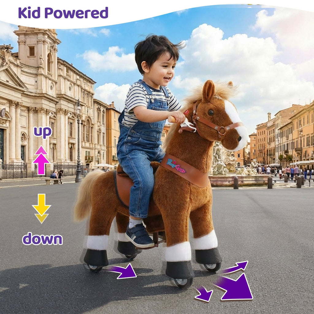 PonyCycle, Inc. Model U® Ride-On Pony Age 3-4 Brown