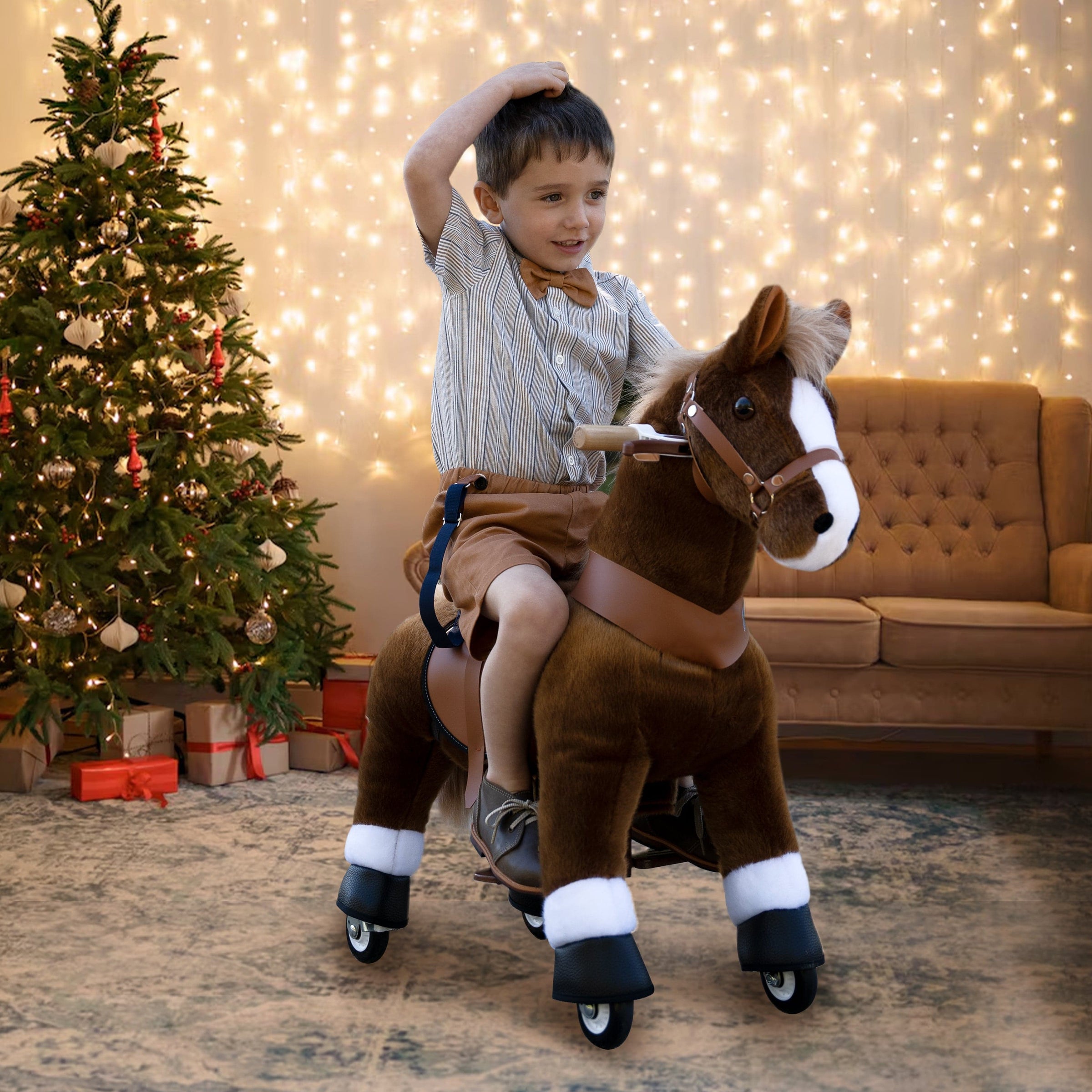 PonyCycle, Inc. Model U® Ride-On Pony Age 3-4 Brown