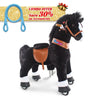 PonyCycle, Inc. Black / Size 3 for Age 3-5 / Blue Rein Save 30% on Accessories - PonyCycle® Model U Ride on Pony With Accessory