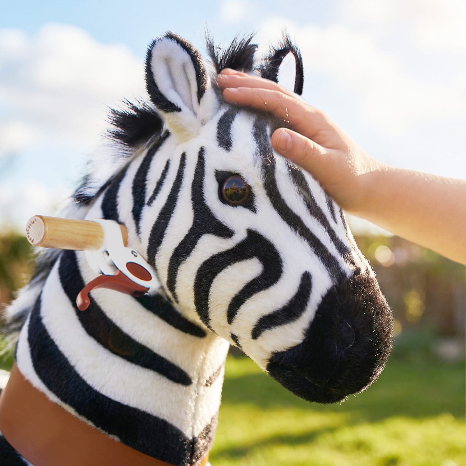 PonyCycle, Inc. Model U® Zebra Ride-On Toy Age 3–4