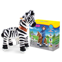 PonyCycle, Inc. Model U® Zebra Ride-On Toy Age 3–4